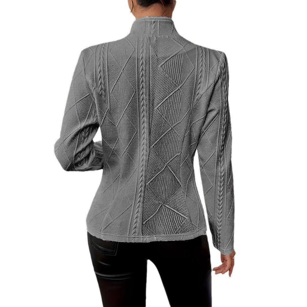 Chaqueta de traje pequeña con patrón de botones
