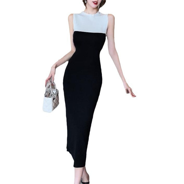 Vestido tubo estilo francés